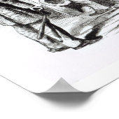 Carpet Baggers, späte 1860er (Gravur) (b/w Foto) Poster (Ecke)