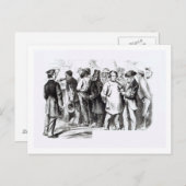 Carpet Baggers, späte 1860er (Gravur) (b/w Foto) Postkarte (Vorne/Hinten)