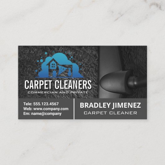 Carpet Cleaner | Vacuuming Machine | Home Visitenkarte (Vorderseite)