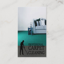 Carpet Cleaning Service Business Card Visitenkarte