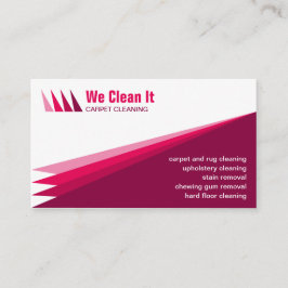 Carpet Cleaning Service Business Card Visitenkarte