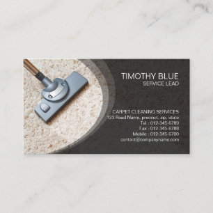 Carpet Cleaning Service Business Card Visitenkarte