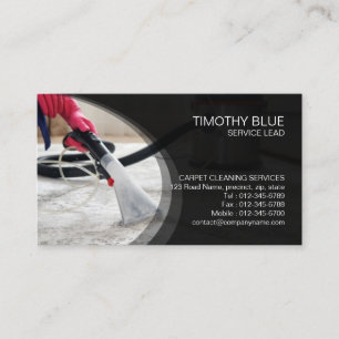 Carpet Cleaning Service Business Card Visitenkarte