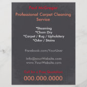Carpet Cleaning Service Discount Offer Flyer (Hinten)