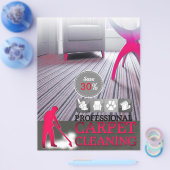 Carpet Cleaning Service Discount Offer Flyer (Einzeln)
