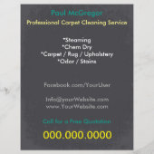 Carpet Cleaning Service Discount Offer Flyer (Hinten)