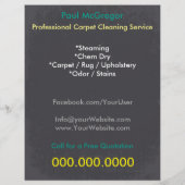 Carpet Cleaning Service Discount Offer Flyer (Hinten)