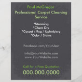 Carpet Cleaning Service Discount Offer Flyer (Hinten)