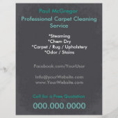Carpet Cleaning Service Discount Offer Flyer (Hinten)