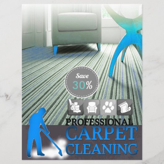 Carpet Cleaning Service Discount Offer Flyer (Vorne)