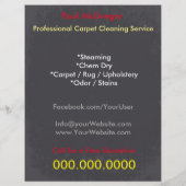 Carpet Cleaning Service Discount Offer Flyer (Hinten)