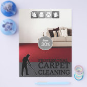Carpet Cleaning Service Discount Offer Flyer (Einzeln)