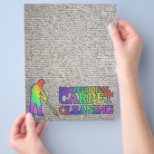Carpet Cleaning Service Flyer (Hand)