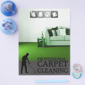 Carpet Cleaning Service Flyer (Einzeln)