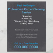 Carpet Cleaning Service Flyer (Hinten)