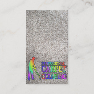 Carpet Cleaning Service Geschäft Card Visitenkarte