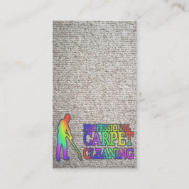 Carpet Cleaning Service Geschäft Card Visitenkarte