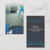 Carpet Cleaning Service Geschäft Card Visitenkarte (Vorne/Hinten)