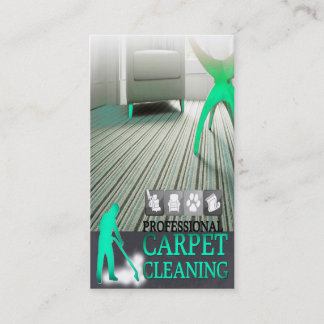 Carpet Cleaning Service Geschäft Card Visitenkarte