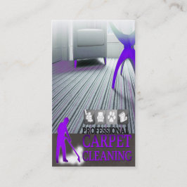 Carpet Cleaning Service Geschäft Card Visitenkarte