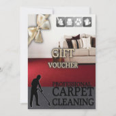 Carpet Cleaning Service Gift Voucher (Vorderseite)