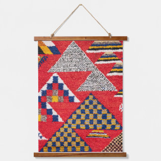 Carpet-Markierungen Wandteppich Mit Holzrahmen