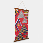 Carpet-Markierungen Wandteppich Mit Holzrahmen (Gewinkelt)