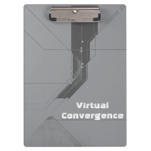 Carpeta de Pinza 'Glitch Controlado' - Organizador Klemmbrett (Vorderseite)