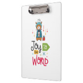 Carpeta de pinza Joy to the World Klemmbrett (Links)