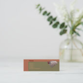Carpets Business Card Mini Visitenkarte (Stehend Vorderseite)