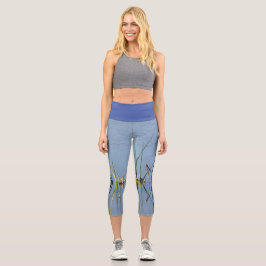 Carpi-Leggings in einem Marsh-Design Capri Leggings