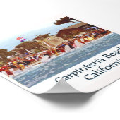 Carpinteria Beach Poster (Ecke)