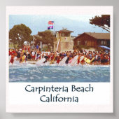 Carpinteria Beach Poster (Vorne)
