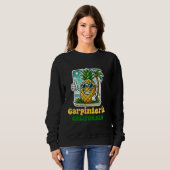 Carpinteria California CA Niedlich Beach Ananas Th Sweatshirt (Vorne ganz)