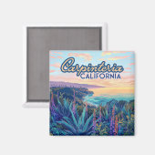 Carpinteria California Santa Barbara Ventura Beach Magnet (Vorderseite/Rückseite)