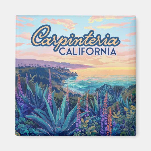 Carpinteria California Santa Barbara Ventura Beach Magnet (Vorne)