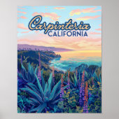 Carpinteria California Santa Barbara Ventura Beach Poster (Vorne)