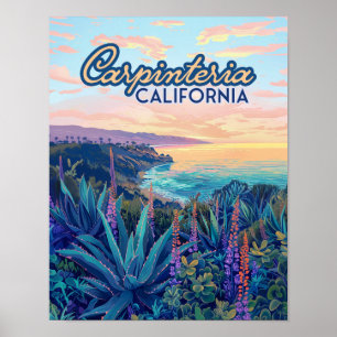 Carpinteria Kalifornien Santa Barbara Ventura Stra Poster