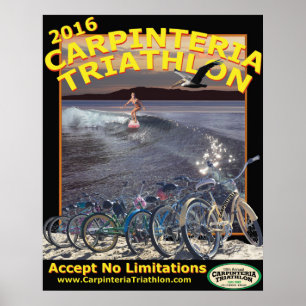 Carpinteria Triathlon-Plakat 2016 Poster