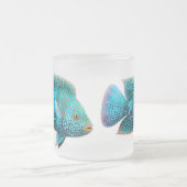 Carpintis Texas Cichlid-mattierte GlasTasse Mattglastasse (Mittel)
