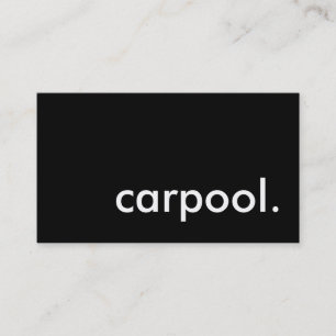 Carpool. (Farbe kundengerecht) Visitenkarte