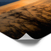 Carquinez Bridge Sunset Poster (Ecke)