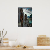 Carr - Blunden Hafen 1930 Poster (Küche)