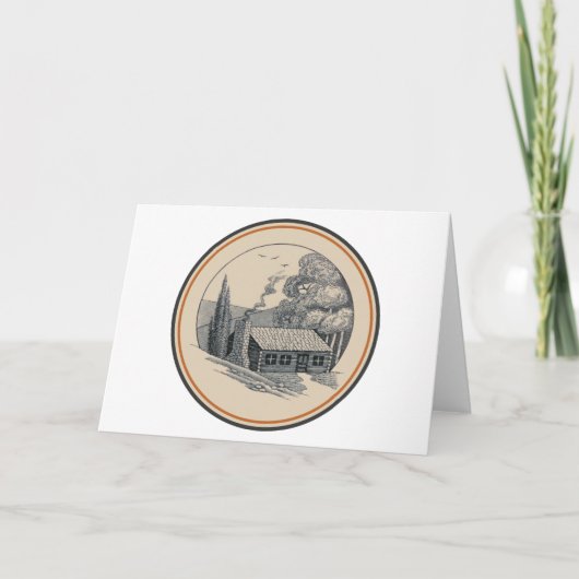 Carr China WV Staat Park Serie: Blockkabine Karte (Vorderseite)