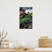 Carr - Crazy Stair 1928 Poster (Küche)