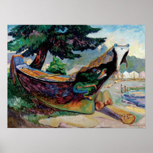 Carr - Kanu aus dem 1912 Poster