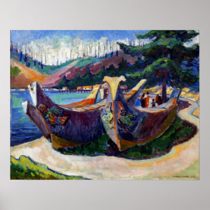 Carr - Kriegs-Kanus, Alert Bay Poster