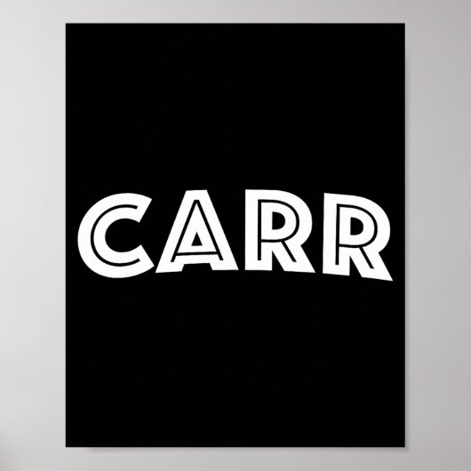 Carr  poster (Vorne)