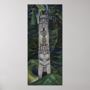 Carr - Totem und Wald Poster