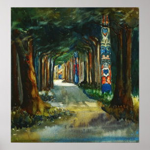 Carr - Totem Walk bei Sitka 1907 Poster